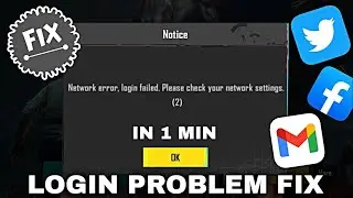 Fix Network error login failed please check your network settings bgmi 2024