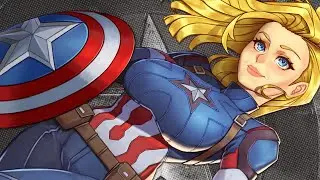 CAPTAIN AMERICA - AVENGERS GENDER SWAP FANART