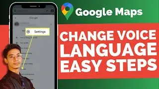 How To Google Maps Voice Language Change !