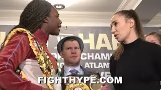 CLARESSA SHIELDS & IVANA HABAZIN HEATED FIRST ENOUNTER SINCE TRAINER ASSAULT; TRADE WORDS