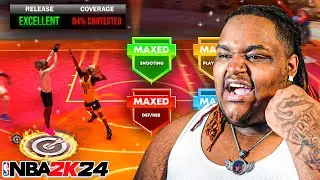 My 6'2 SHARPSHOOTING SHOT CREATOR IS ONE OF THE MOST FUN SHOOTING BUILDS in NBA 2K24..