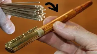 Making a Awesome Pen With Wooden stick .