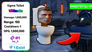 This Unit Can Do 1 MILLION DPS.. (Toilet Tower Defense)