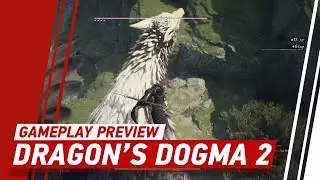 New Dragon's Dogma 2 Gameplay - 15 Mins of Griffin Riding & Stone Golem Bashing (Plus New Classes)