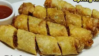 रेस्टोरेंट स्टाइल वेज़ स्प्रिंग रोल | Crispy Veg Spring Roll | Spring Roll Recipe | Chef Ashok