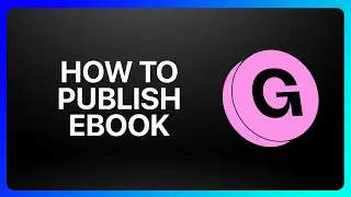 How To Publish eBook On Gumroad Tutorial