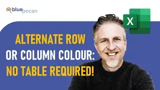 Excel Alternating Row and/or Column Colour Without Using Table | Banded Rows or Columns