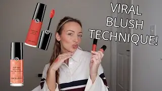 Trying the VIRAL TikTok Blush Trend!