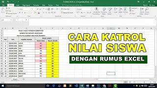 Cara Mudah Katrol Nilai Siswa dengan Rumus Excel