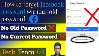 How to change facebook password 💥| facebook password bhul gaye to password ko kaise badle 🤯| #tt03