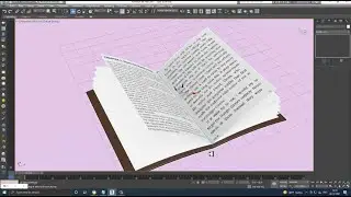 3dsmax Tutorials, Tutorial on 3D Modeling an Open Book in 3dsmax