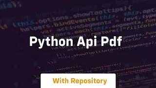 python api pdf