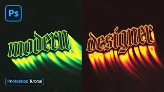 Photoshop Tutorial: Liquid Gradient Text Effects in Photoshop