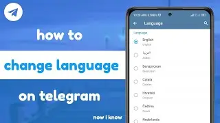 telegram language change | change telegram language | how to change telegram language