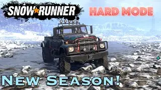 SnowRunner Hard Mode [S04E01] NEW SEASON! Starting Kola Peninsula