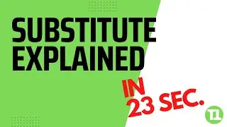 SUBSTITUTE Function Explained in 22 Seconds Google Sheets Excel 🤯  