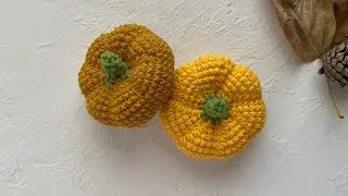 Тыква крючком. Мастер-класс. Crochet pumpkin