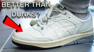 ARE THESE ASICS BETTER THAN DUNKS AND 550'S? Asics EX89 ballaholics review and on foot.