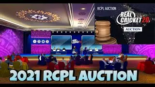 RCPL 2021 Auction Live (IPL 2021) || Real Cricket 21 Coming Soon