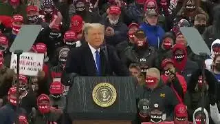 President Trump in Michigan: Your governor is a disaster - OPEN UP YOUR STATE!