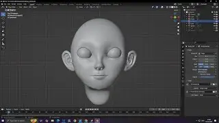 Modelling disney type character in Blender part 4