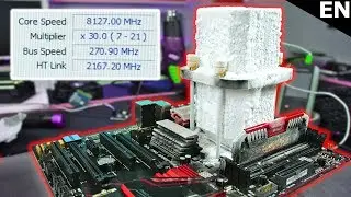 We Overclocked an AMD CPU to over 8.1 GHz !!