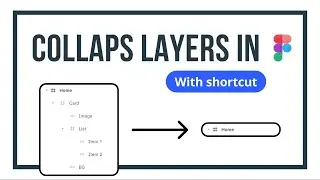 How to close all layers in Figma with one click / Shortcut