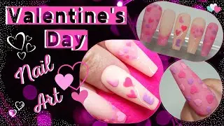 VALENTINE'S DAY Nail Art - How to create easy designs for Valentine's day