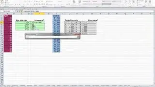 Microsoft Excel 2010 Level Two Video 4 FREQUENCY Function