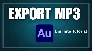 How To Export Mp3 Adobe Audition In 2024