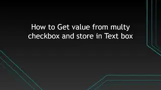 How to get multi selected checkbox values display into text box using jQuery