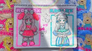 🌸 Paper DIY 🌸 Cinnamoroll vs My Melody ROBLOX Outfits