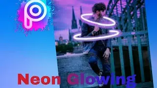 PicsArt Tutorial | Edit Neon Glowing (Shape)#abeditz #picsart #picsartediting