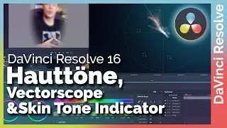 Hauttöne, Vectorscope und Skin Tone Indicator - DaVinci Resolve 16