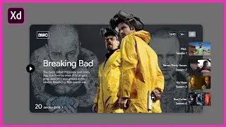 How to Design Breaking Bad Desktop App |Adobe Xd | Speed Art