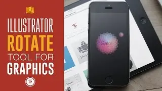 Use The Illustrator Rotate Tool To Make DOPE GRAPHICS - Illustrator Tutorial