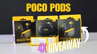 POCO Pods Earbuds Unboxing & Giveaway ⚡⚡ POCO's First TWS ⚡⚡