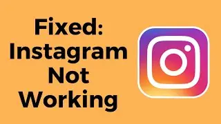 Fixed✅: Instagram Not Working Problem | Instagram Crash Problem