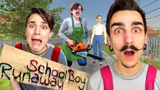 СБЕЖАЛ ОТ РОДИТЕЛЕЙ С ХОЛИ БАМОМ 😱 В SCHOOLBOY RUNAWAY