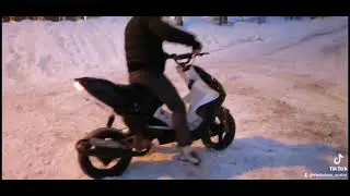 yamaha aerox, winter fun