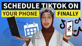 How to schedule TikTok posts on your PHONE or desktop