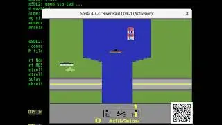 Atari2600 River Ride 1982 4k gameplay