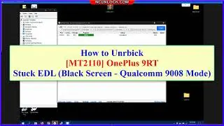 How to Unbrick OnePlus 9RT MT2110 Stuck EDL Black Screen (Qualcomm 9008 Mode)