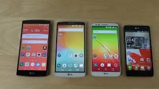 LG G4 vs. G3 vs. G2 vs. Optimus G - Benchmark Speed Test! (4K)