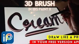 How to make your own 3D brush in IBIS paint X, CUSTOM BRUSH in IBIS PAINT x