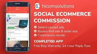 Android Demo - Social eCommerce Marketplace With Commission Model