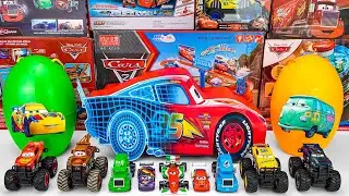 Disney Pixar Cars Unboxing Review l Lightning McQueen Bubble RC Car | Monster Truck ASMR