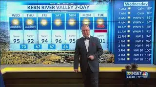 Cooling trend to begin Wednesday across Kern County