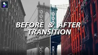 Filmora 9 | How To Make Before & After Transition Effect | Wipe Transition Filmora 9 - Urdu / Hindi