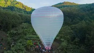 Balon Udara Wonogiri Sukses Karya TEAM JAWI Tradisi Balon Liaran Ponorogo